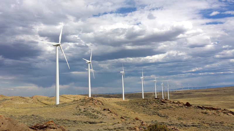 A Wyoming wind farm. Source: Penny Higgins